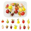 13Pcs 13 Styles Alloy Enamel Pendants FIND-FS0002-40-1