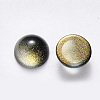 Spray Painted Glass Cabochons GLAA-S190-013C-B04-2