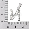 Non-Tarnish 304 Stainless Steel Pendants STAS-F235-01P-N-3