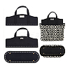 1Pc PU Leather Oval Bottom and 1Pc Crochet Bag Handles DIY-PH0032-53-6