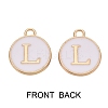 Golden Plated Alloy Charms ENAM-SZ0001-25A-L-2
