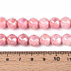 Anti-Tarnish Electroplate Glass Beads Strands X-GLAA-N010-10mm-04-3