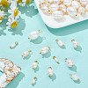 40Pcs 4 Styles Natural Cultured Freshwater Pearl Pendants PALLOY-ME00011-5