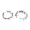 Tarnish Resistant 201 Stainless Steel Huggie Hoop Earrings EJEW-L256-05G-P-3