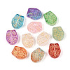 Baking Paint Transparent Glass Beads DGLA-N018-14-1