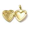 Rack Plating Brass Locket Pendants X-KK-G452-06G-4