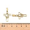 201 Stainless Steel Pendants STAS-K310-01A-G-3