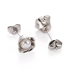 Flower 304 Stainless Steel Jewelry Sets SJEW-H302-13-6