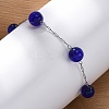 304 Stainless Steel Cable Chain Bracelets BJEW-C094-01P-02-2