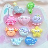 Marine Life Opaque Resin Decoden Cabochons RESI-I338-01-1