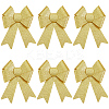 Christmas PVC Glitter Bowknot AJEW-SP0003-72A-02-1