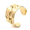 Textured 304 Stainless Steel Cuff Bangles for Women STAS-Z108-09G-02-4