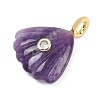 Natural & Synthetic Mixed Gemstone Carved Pendants G-G330-02G-3