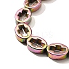 Electroplated Synthetic Non-magnetic Hematite Beads Strands G-L613-Z01-01J-3