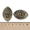 Tibetan Style Brass Pendants KK-M284-19AB-3