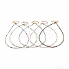 Glass Beaded Necklaces NJEW-JN03246-1