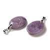 Natural Lepidolite Pendants G-Z055-03P-19-2