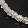 AB Color Plated Glass Faceted Drum Beads Strands GLAA-A032-3mm-AB07-1