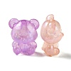 Luminous Transparent Acrylic Beads OACR-G033-06D-3
