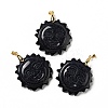 Synthetic Blue Goldstone Pendants G-E043-01B-03G-1