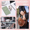 5Pcs 5 Colors Rectangle Imitation Leather Single Watch Storage Bag ABAG-NB0002-02-6