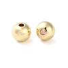 Rack Plating Brass Spacer Beads KKB-I709-03F-G01-1