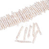 Natural Baroque Keshi Pearl Beads Strands PEAR-S020-E03-02-2
