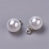 Resin Imitation Pearl Pendants LS-RESI-WH0008-17D-1