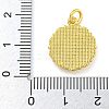 Real 18K Gold Plated Brass Pendants with Shell and Jump Rings KK-D534-04G-01-3