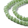 Faceted(32 Facets) Glass Beads Strands EGLA-J042-36B-10-3
