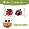 Handmade Lampwork Beads Strands X1-LAMP-TD001-3-4