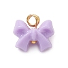 Opaque Acrylic with Brass Pendants PALLOY-JF04509-3