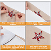 20Pcs 10 Colors Plastic Clothing Patches FIND-GF0008-92-1-6