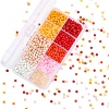 1500Pcs 10 Styles Imitation Jade Glass Beads DGLA-YW0001-42-1
