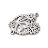 Non-Tarnish 304 Stainless Steel Hollow Connector Charms STAS-Z069-05P-2
