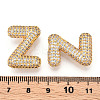 Brass Micro Pave Cubic Zirconia Pendants KK-N254-06G-Z-3