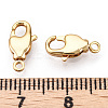 Brass Lobster Claw Clasps KK-N254-11G-3