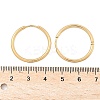 Ion Plating(IP) 304 Stainless Steel Huggie Hoop Earrings LS-EJEW-F111A-25mm-G-3