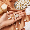 80Pcs 4 Style Eco-Friendly Dyed Glass Pearl Pendants GLAA-CD0001-11-5