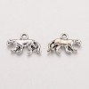 Tibetan Style Alloy Leopard Charms X-TIBEP-S291-15-RS-2