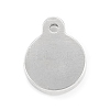 Tarnish Resistant 304 Stainless Steel Pendant Rhinestone Settings STAS-F287-54P-2