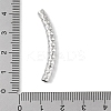 304 Stainless Steel Curved Tube Beads STAS-M071-03I-P-4