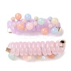 Imitation Jelly Plastic & Alloy Spiral Hair Tie for Women & Girl MRMJ-M004-01-2
