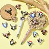 24Pcs 12 Styles Cattle Head Silicone Focal Beads SIL-CJ0002-14-6