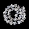 Transparent Electroplate Glass Beads Strands EGLA-N012-17-2