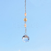 Crystal Glass Sun Catcher Pendant PW-WGA4FA9-06-1