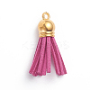 Faux Suede Cord Tassels Pendant Decorations LS-HJEW-WH0006-18L-1