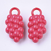 Opaque Plastic Acrylic Fruit Pendants X-MACR-J086-M-2