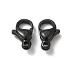 Spray Painted 304 Stainless Steel Lobster Claw Clasps LS-STAS-R120-01D-02-1