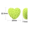 30Pcs Opaque Resin Cabochons RESI-CJ0003-54-2